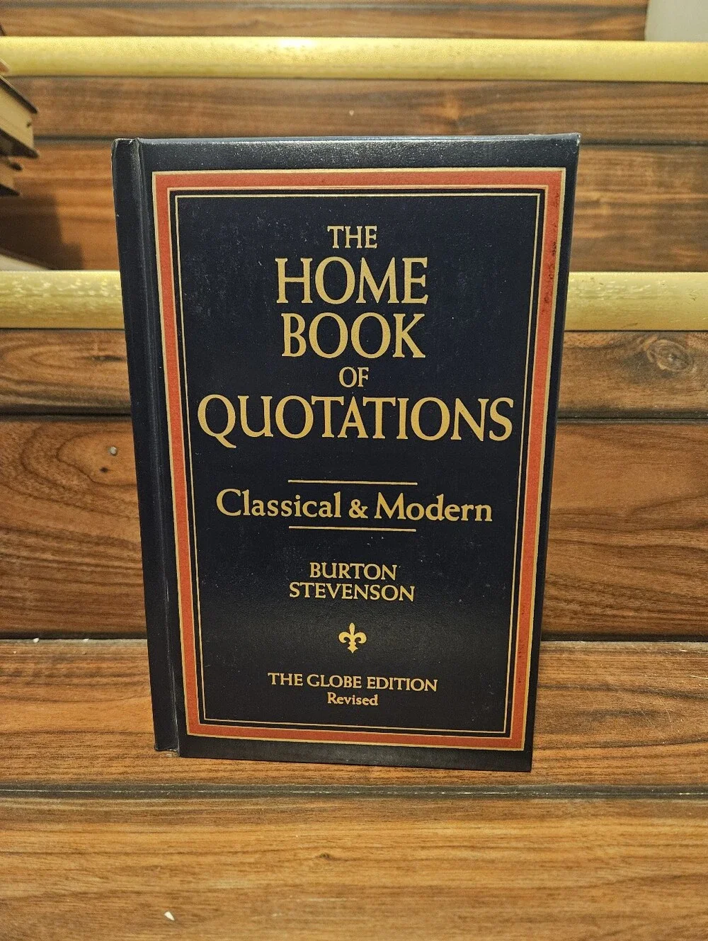 The Home Book of Quotations Classical and Modern 1984 Burton Stevenson  HC